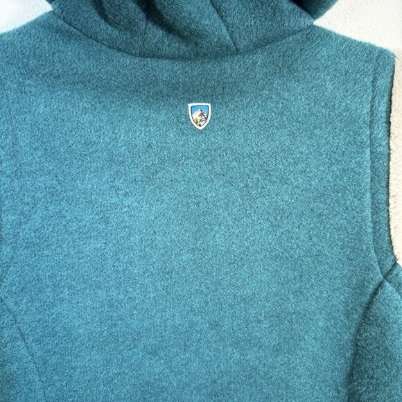 Kuhl Vest Womens Full Zip Hoodie Jacket Sleeveless Alfpaca Fleece Small Gorpcore - Picture 3 of 13